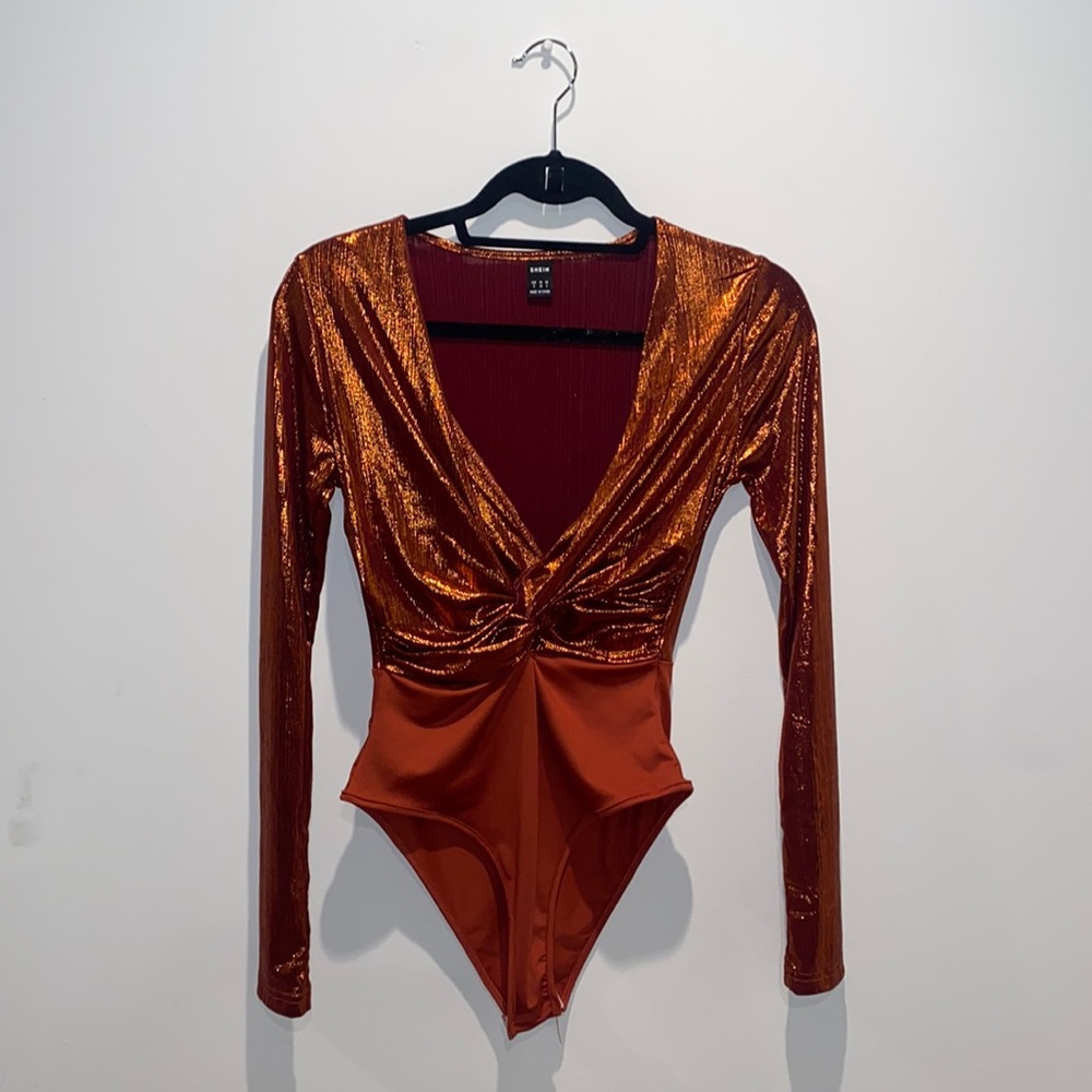 Orange Bodysuit, small, never worn